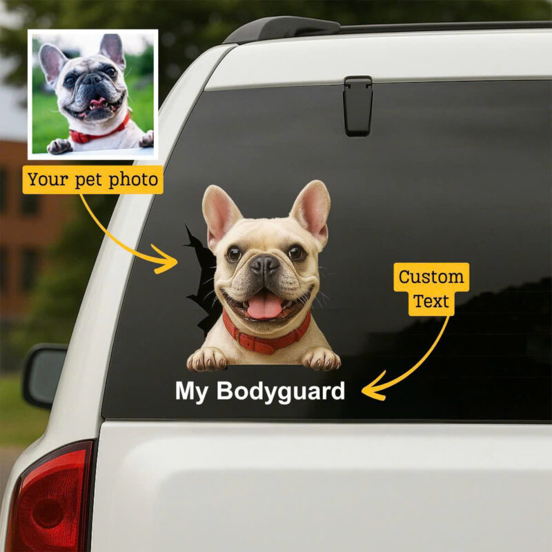 Custom Dog Stickers, Windows Laptops And Any Smooth Surface, Car Sticker Decal Decoration