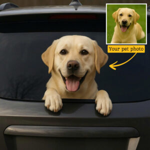 Custom Dog Stickers, Windows Laptops And Any Smooth Surface, Car Sticker Decal Decoration