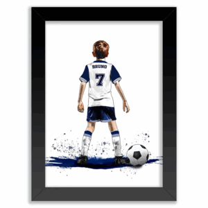 Personalised Gifts for Boys, Football Gifts for Boys Poster Limited Edition