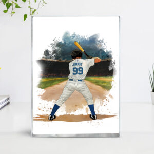 Custom New York Yankees Baseball Acrylic Block