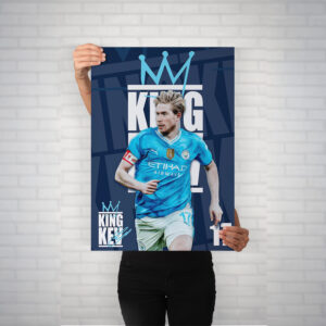 Kevin De Bruyne - Iconic Manchester City Legend - Art Poster Football