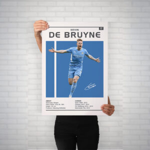 Kevin De Bruyne - Iconic Manchester City Legend - Art Poster Football