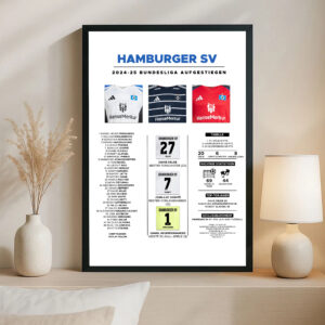 Hamburger SV Poster 2025 Gifts