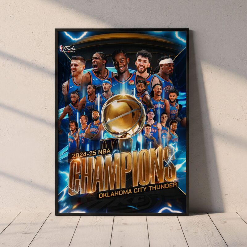 Basketball 2025 Champion Poster Limited Edition