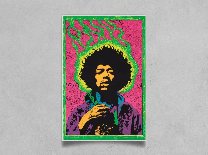 Rock Art Music Lover Gift Poster Limited Edition