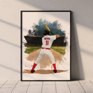 Boston Red Sox Baseball Print | Red Sox Card Poster | Sports Poster | Hallway Wall Art | Living Room Print