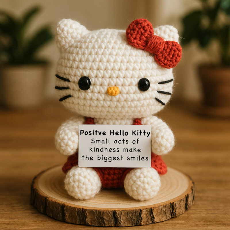 Little Miss Cat - Handmade Crochet Plush