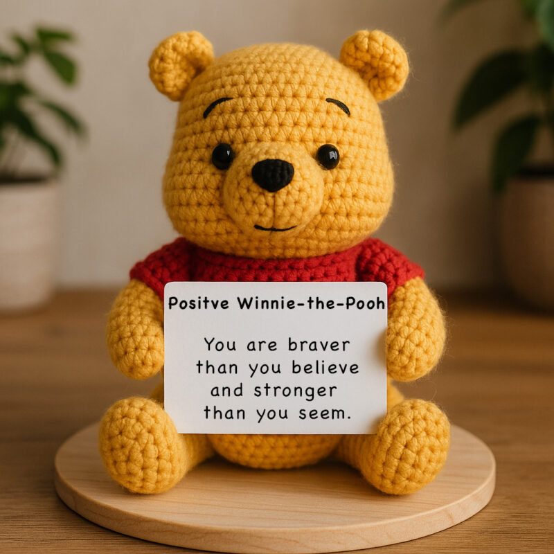 Chubby Golden Bear - Handmade Crochet Plush