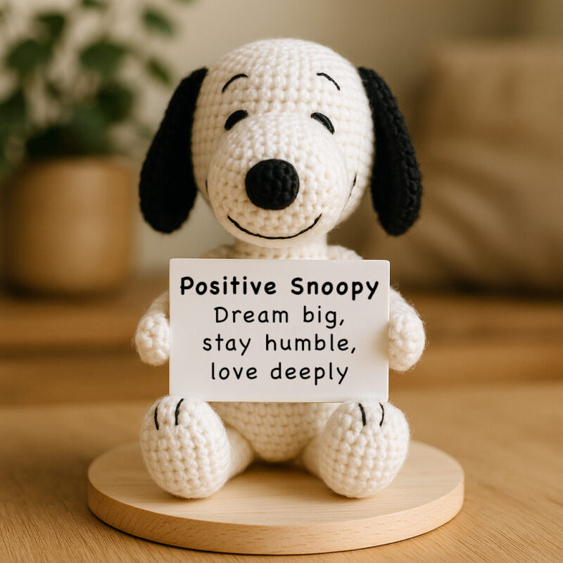Cute Floppy Eared Dog - Handmade Crochet Plush
