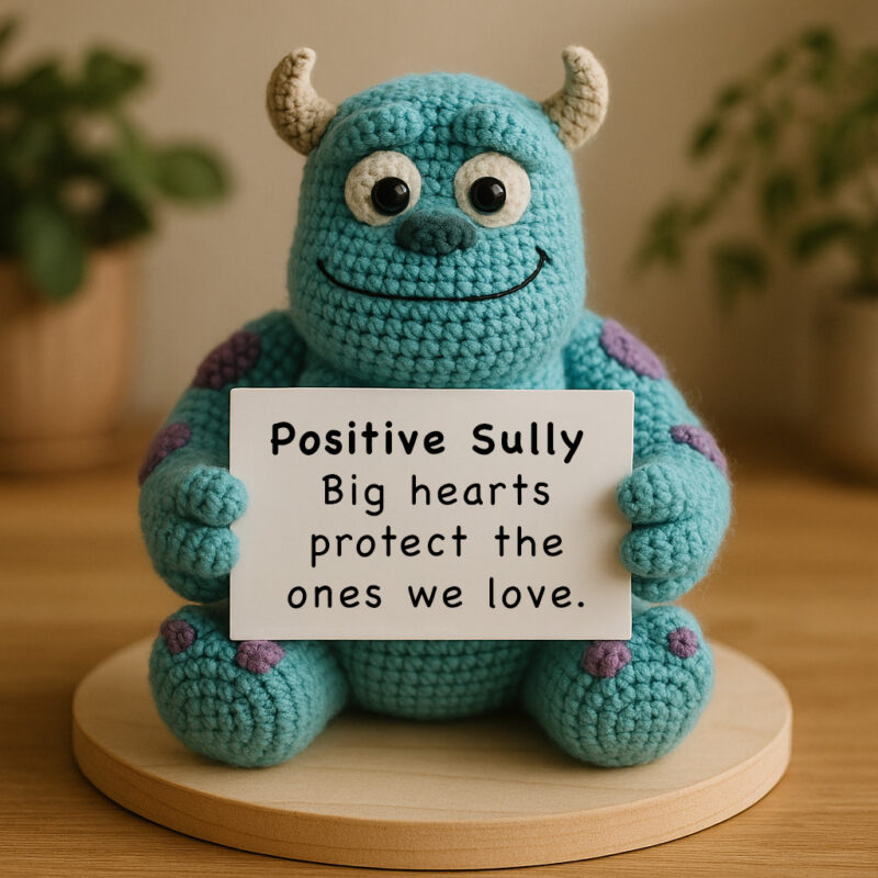 Furry Boo Buddy - Handmade Crochet Plush