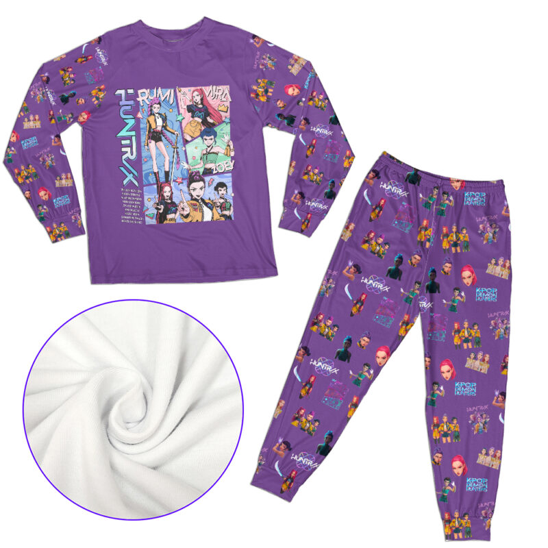 Demon Pop Hunters Movie Pajama Set, Korean Fantasy Animation Film Graphic Tee, Korean Pop Music Idol Inspired Shirt, Concert Outfit
