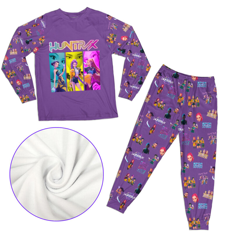 Demon Pop Hunters Movie Pajama Set, Korean Fantasy Animation Film Graphic Tee, Korean Pop Music Idol Inspired Shirt, Concert Outfit