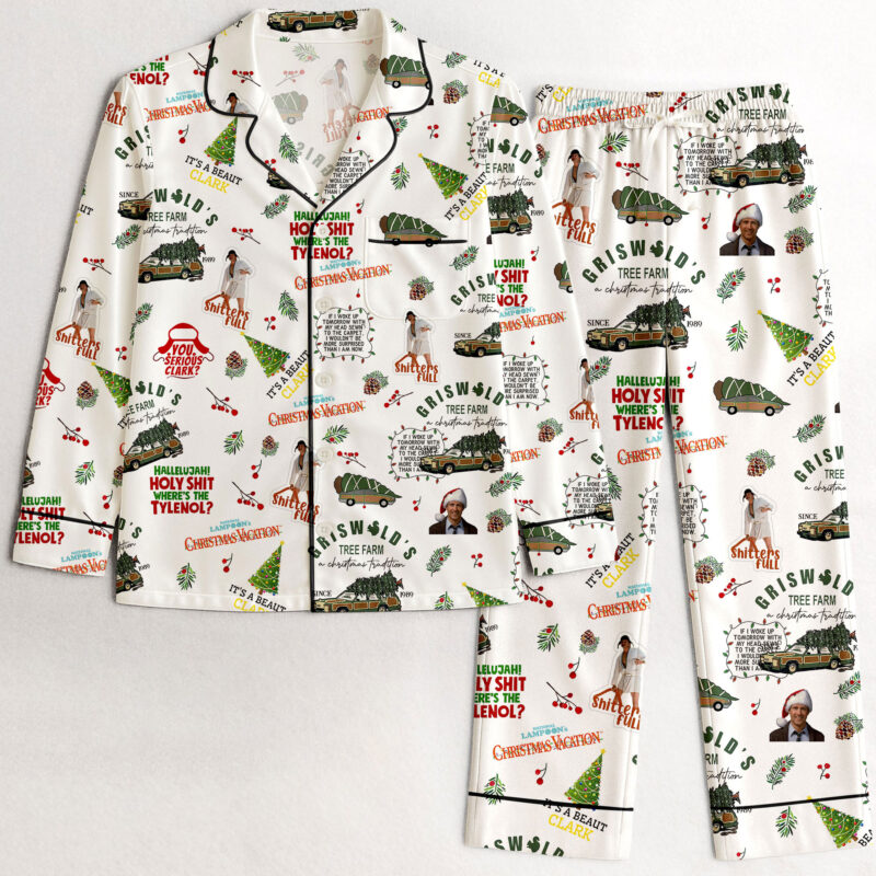 National Lampoon's Christmas Vacation Griswold Pajamas, Clark Griswold Christmas Pjs Set, Christmas Movie Pajamas Set, Christmas Gift Xmas Party