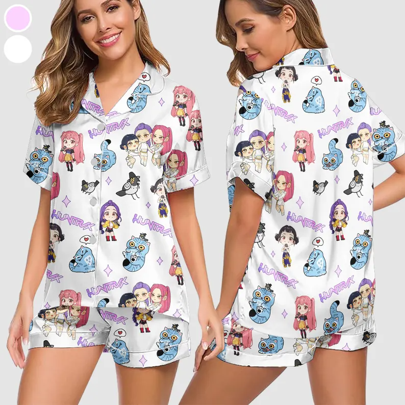Huntrix Kpop Music Pajamas Set
