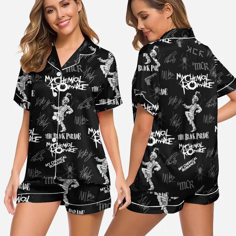 My Chemical Romance “Long Live The Black Parade” North American Stadium Tour Pajamas Set, My Chemical Romance 2025 Tour, My Chemical Romance