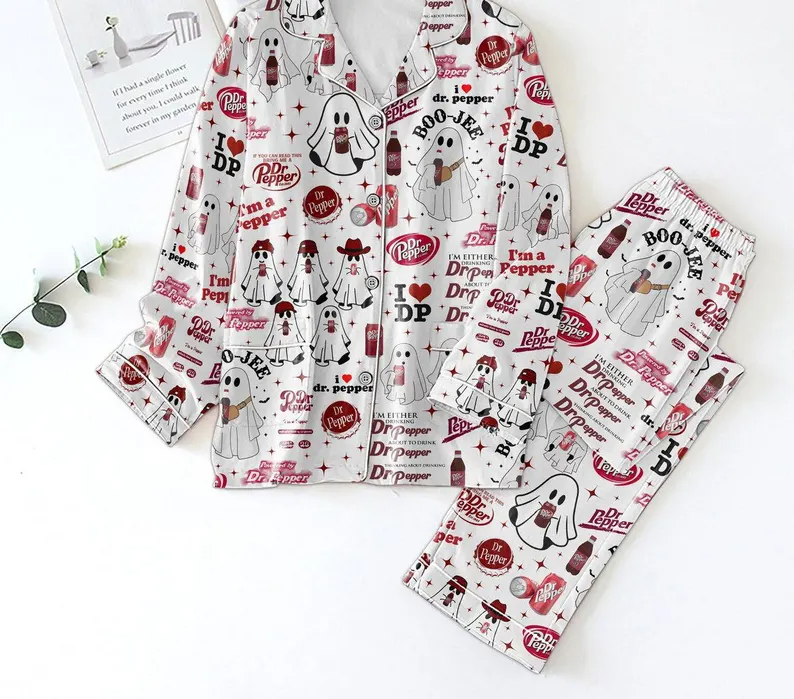 I’m Either Drinking Dr Peper Boo Jee Pajamas Set