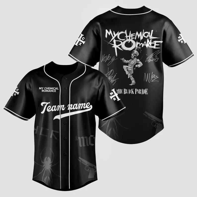 My Chemical Romance “Long Live The Black Parade” North American Stadium Tour 2025 Limited Edition Jersey, My Chemical Romance Jersey