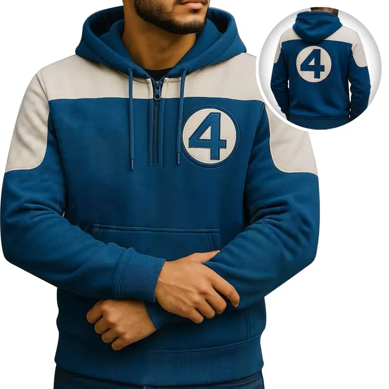 The Fantastic Four First Steps MCU Reed Richards Cosplay, Fantastic Four 2025 Hoodie, Fantastic Four Movie Costume