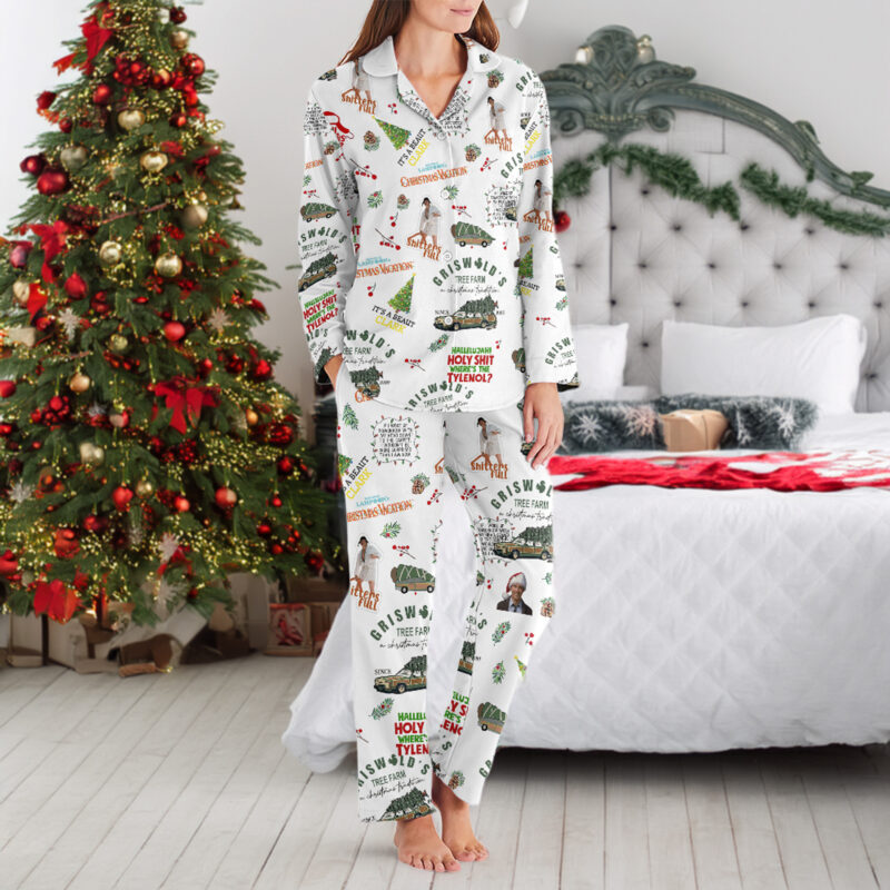 Griswold Pajamas Set, Griswold Co Christmas Pajamas, Christmas Tree Farm Shirt, Family Pajamas, National Lampoon's Christmas Shirt