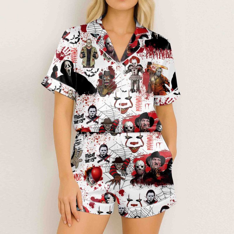 Horror Movie, Autumn Festival Matching Family Pjs