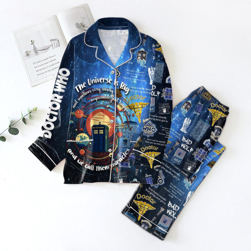 Doctor Who The Universe Is Big Pajamas Set
