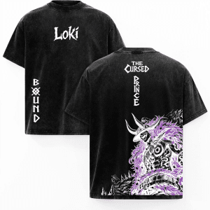Loki Washed Tee – One Piecee Anime Washed T-Shirt